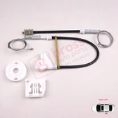 Skoda Octavia MK1 1U 2001-2010 Makyajlı Kasa İçin Elektrikli Arka Sol Kapı Cam Kriko Tamir Seti thumbnail 2