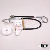 Skoda Octavia MK1 1U 2001-2010 Makyajlı Kasa İçin Elektrikli Arka Sol Kapı Cam Kriko Tamir Seti thumbnail 4