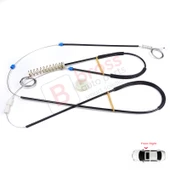 Mini Cooper MK1 R50 R52 R53 2001-2008 HB Convertible 51337039452 İçin Sağ Kapı Cam Kriko Seti thumbnail 1