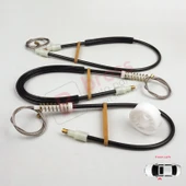 BMW 5 Serisi E60 E61 E60 M5 İçin Ön Sol Cam Kriko Set 51337184383 thumbnail 4