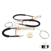 BMW 6 Serisi F06 Gran Coupe 2011-2018 51337268797 İçin Ön Sol Kapı Cam Kriko Tamir Seti thumbnail 3