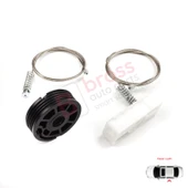 Jaguar XK8 XKR X100 1997-2006 Coupe Convertible C2N3914 İçin Arka Sol Cam Kriko Tamir Seti thumbnail 3