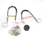 Ford Escort MK6 1995-2002 Orion MK3 4/5 Kapı 91ABA23200 İçin Elektrikli Ön Sağ Cam Kriko Tamir Seti thumbnail 1