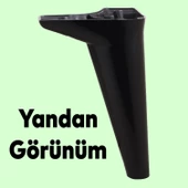 Aspen Lüks Mobilya Kanepe Koltuk Tv Ünitesi Konsol Yükseltici Ayağı Ayakları 20 Cm Siyah Ayak - 6