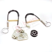 Ford Escort MK6 1995-2002 Orion MK3 4/5 Kapı 91ABA23200 İçin Elektrikli Ön Sağ Cam Kriko Tamir Seti thumbnail 3