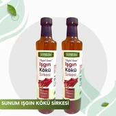 Sunum Işgın Kökü Sirkesi Cam Şişe 500 ml. - 6
