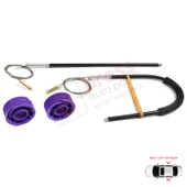 Audi A3 S3 MK3 8V 2012-2021 4/5 Kapı İçin Elektrikli Arka Sol veya Sağ Cam Kriko Tamir Seti thumbnail 3