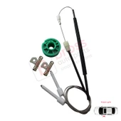 Audi A6 C4 4A 1994-1998 100 C4 4A 4/5 Kapı 4A0837461 İçin Elektrikli Ön Sol Cam Kriko Tamir Seti thumbnail 3