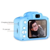Ozmik CMR9 PLUS  Mini 1080p Hd Çocuk Kamera Dijital Fotoğraf Makinesi 2.0 Inç Ekran 13Mp 2025 MAVİ - 4