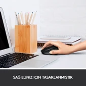 Logitech M330 Sessiz Kablosuz Optik Mouse - Mavi thumbnail 3