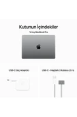 Macbook Pro M3 14" Uzay Gri  8gb 1TB Ssd MTL83TU/A - 10