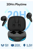 Ozmik  G10 Bt 5.2 Düşük Gecikmeli Kablosuz Dokunmatik Gaming Bluetooth Oyuncu Kulaklığı BEYAZ - 3