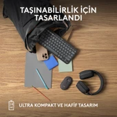 Logitech M350s Pebble 2 Bluetooth Kablosuz Sessiz Kompakt Mouse - Siyah thumbnail 7