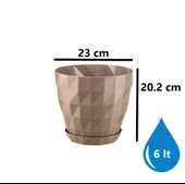 Omnipazar SO-KRT5 Dekoratif Kristal Saksı Takımı 6 Litre No 5 thumbnail 10