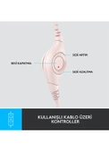 Logitech 981001281 H390 USB Gürültü Önleyici Mikrofonlu Gül Rengi Kulaklık - 7