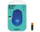 Logitech M330 Sessiz Kablosuz Optik Mouse - Mavi thumbnail 6