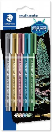 Staedler BK5 Metalik Markör 5´li Set - 1