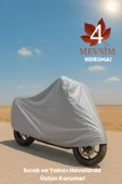 RKS Azure 50 Çantalı Motosiklet Brandası Su Geçirmez Kumaş Motor Brandası - 2