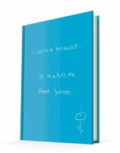 Deffter I write Because İt Makes Me Better 96 Yaprak Çizgili Sert Kapak Defter - 1