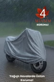 RKS Azure 50 Çantalı Motosiklet Brandası Su Geçirmez Kumaş Motor Brandası - 5