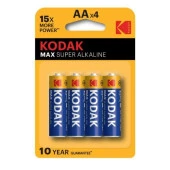 Kodak 4 Adet Max Super Alkalin Kalem Pil 30952867 - 1
