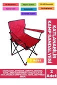 Su Geçirmez 120 Kg Dayanıklı Çantalı Katlanabilir Taşıma Askılı Balık Piknik Kamp Sandalye 2'li Set - 1