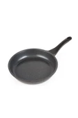 3 Parça Granit Tencere Tava Seti - Gri - 26 cm - 7