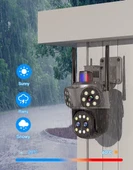 Mpia Orino 4 Lens 10X Zoom 8MP  360° Görüş Hareketli  Waterproof Gece Görüş Sesli Görüşme Akıllı Kamera  - 6