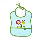 Babyjem Poli Muşamba Küçük Mama Önlüğü 030 Yeşil - 1