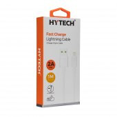Hytech HY-X91 1m 2A iPhone Lightning Beyaz Şarj Kablosu - 3