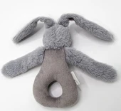 Nessiworld   Tutmalı Peluş Mini Tavşan 842 Gri - 2