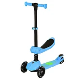 Lamborghini L5 2in1 Mavi Oturaklı Işıklı 3 Tekerlekli Çocuk Scooter - 2