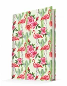 Deffter Flamingo Cactus 96 Yaprak Çizgili Sert Kapak Defter - 1