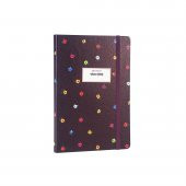 Victorias Journals 14x20 Mini Flowers Noktalı Sert Kapak Lastikli Defter - 1