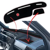 Fiat Tipo Tempra 5 Parça Nakışlı Oto Halı Paspas  Fiat Tipo Tempra Torpido Kaplama Koruma Halıs - 3