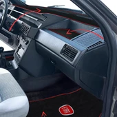 Fiat Tipo Tempra 5 Parça Nakışlı Oto Halı Paspas  Fiat Tipo Tempra Torpido Kaplama Koruma Halıs - 1
