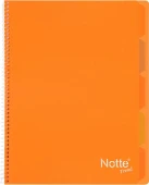 Notte Trend Plastik Kapak A4 40 Yaprak Kareli Spiralli Defter - 11