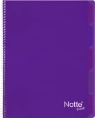 Notte Trend Plastik Kapak A4 40 Yaprak Kareli Spiralli Defter - 5