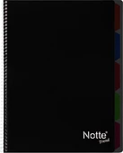 Notte Trend Plastik Kapak A4 40 Yaprak Kareli Spiralli Defter - 4