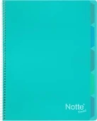 Notte Trend Plastik Kapak A4 40 Yaprak Kareli Spiralli Defter - 9