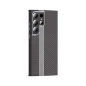 Galaxy S23 Ultra Kılıf M-safe Şarj Özellikli Karbon Fiber Görünümlü Gros Kılıf thumbnail 10