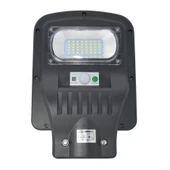 Horoz 50W Siyah Led Solar Güneş Enerjili Lamba Sokak Armatür Beyaz Işık - 2