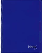 Notte Trend Plastik Kapak A4 40 Yaprak Kareli Spiralli Defter - 6