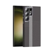 Galaxy S23 Ultra Kılıf M-safe Şarj Özellikli Karbon Fiber Görünümlü Gros Kılıf thumbnail 4