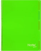 Notte Trend Plastik Kapak A4 40 Yaprak Kareli Spiralli Defter - 2