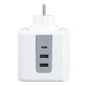 VEA VE-23089 2X USB 1X Type-C 3'Lü Çocuk Ve Termal Korumalı Grup Priz - 2