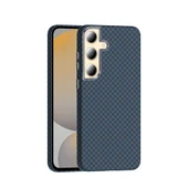 Galaxy S24 Kılıf M-safe Şarj Özellikli Karbon Fiber Görünümlü Gros Kılıf thumbnail 3