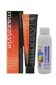 Maxstyle SPS869 Argan ve Keratin 2025/08.77 Altın Açık Kahve 60 Ml 1 Ad Saç Boyası + 1 Ad 90 Ml Oksidan - 2