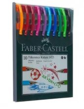 Faber-Castell Tükenmez Kalem 10lu Karışık 1425 - 1
