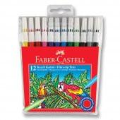 Faber-Castell Keçeli̇ Kalem 12 Renk - 1